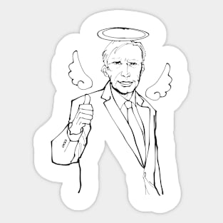 Joseph Lieberman illustration Sticker